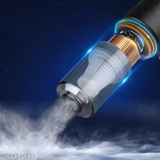 3-in-1 Portable Car Vacuum Cleaner with Blower (USB Rechargeable, Wireless, Handheld)